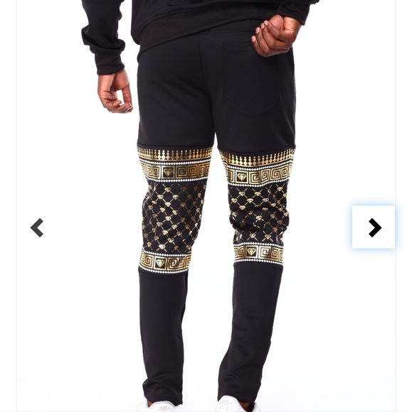 Switch Remarkable men's Black and golden sweatpants size XL - Picture 3 of 12